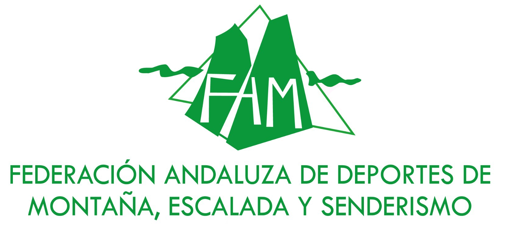 Imagen del logo de la Federación Andaluza de Deportes de Montaña y Senderismo.